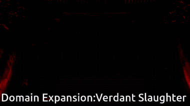 Sukuna Domain Expansion Verdant Slaughter GIF