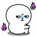 Sulky Quby Cute Animated GIF