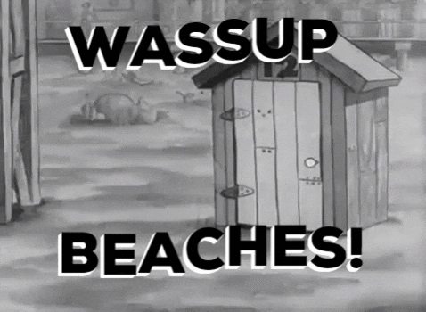 Summer August Betty Boop Wassup Beaches GIF