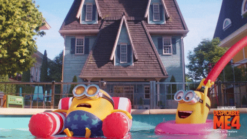 Summer August Hello Summer Greetings From Minions GIF