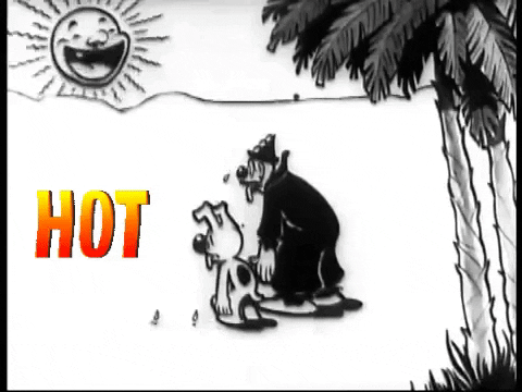 Summer August Hot Disney Cartoon GIF