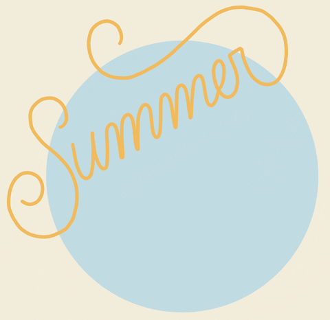 Summer August Summer Vibe Color Palette Design GIF