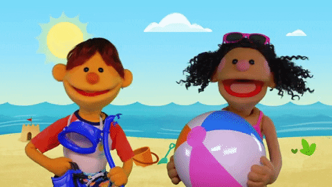 Summer August Super Simple Songs In The Beach GIF