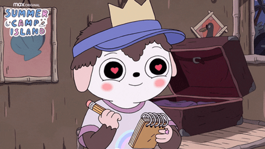 Summer Camp Island Take Notes GIF