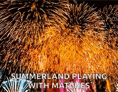 Summer Land Fireworks Meme GIF