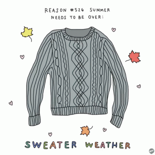 Summer Over Sweater Weather Season GIF
