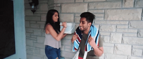 Summer Refreshing Soaking Wet GIF