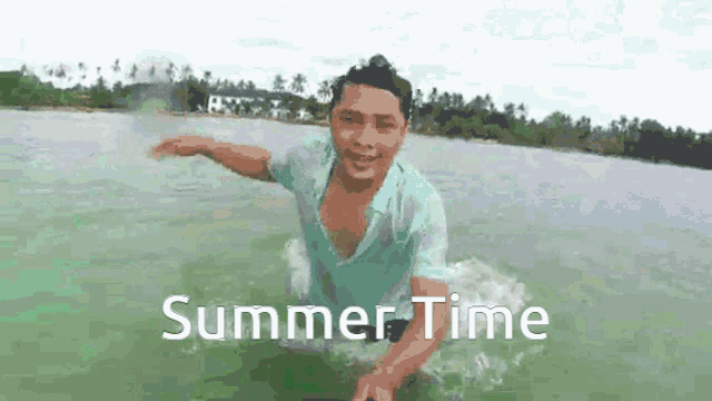 Summer Time Diving Time GIF