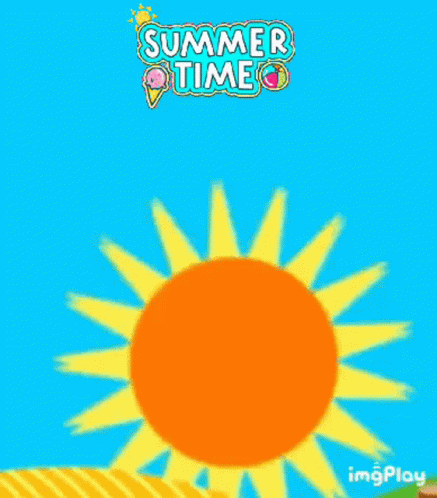 Summer Time Fun Sun Animated GIF