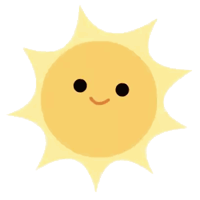 Sun Smile Sticker