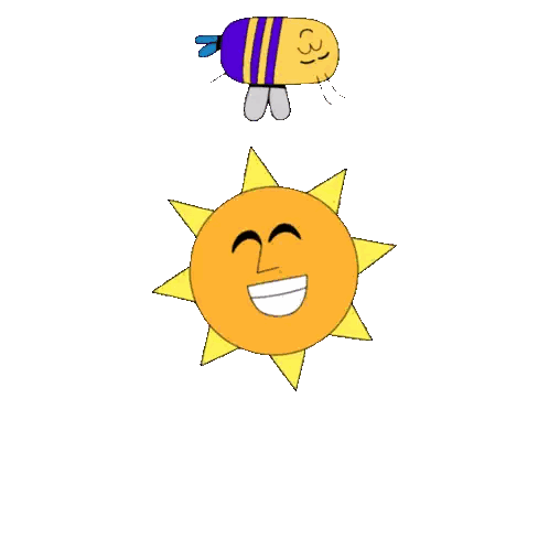 Sun with Face and Bee