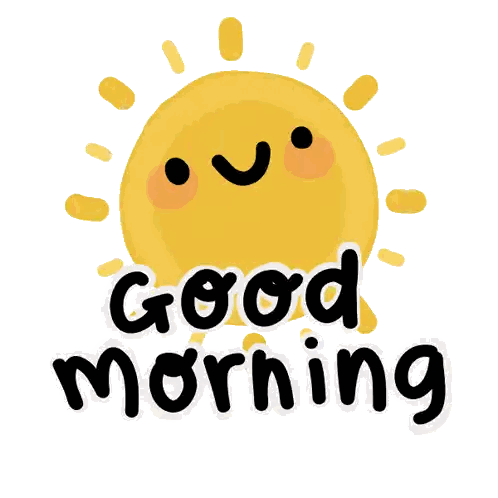 Sun With Face Good Morning