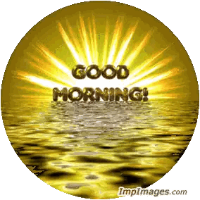 Sun with Good Morning Text