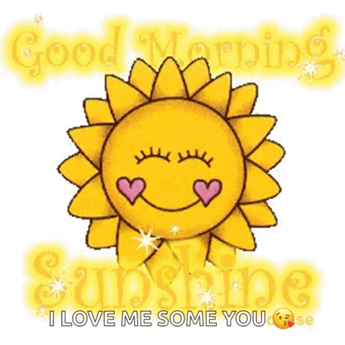 Sun with Hearts and Good Morning Sunshine