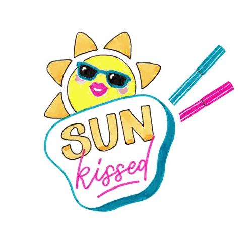 Sun with Sunglasses Sun Kissed