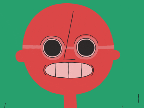 Sunburn Awkward Smile Eyes GIF