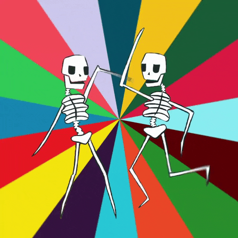 Sundara Karma Dancing Skeleton Meme GIF