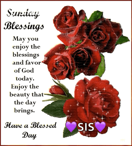 Sunday Blessings And God's Favor GIF