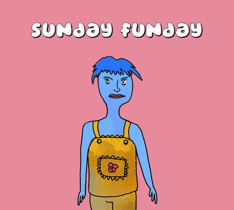 Sunday Funday Blue Skin GIF