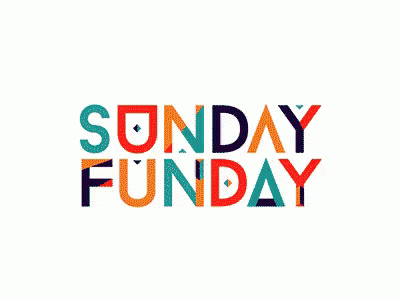 Sunday Funday Colorful GIF