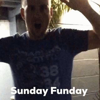 Sunday Funday Screaming Person GIF