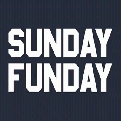 Sunday Funday Simple Greetings GIF