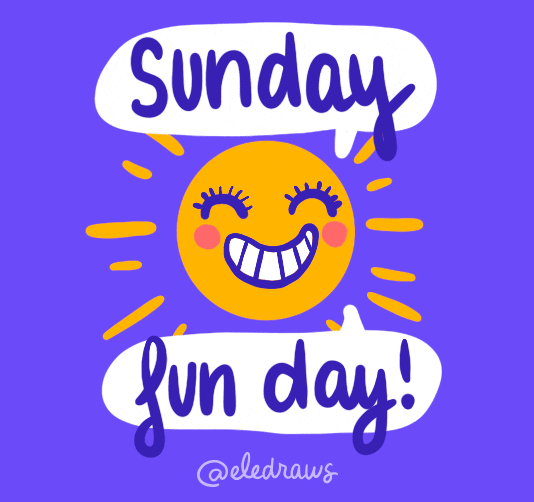 Sunday Funday Sunny Smile GIF