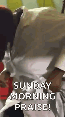 Sunday Morning Praise Man Holding Woman's Shirt