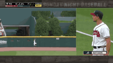 Sunday Night Baseball Atlanta Phillies GIF