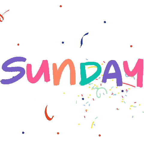 Sunday Surrounded by Confetti