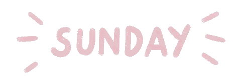 Sunday Word in Pink