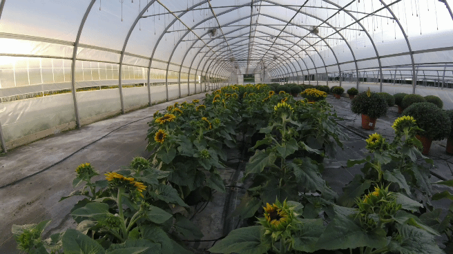 Sunflower Greenhouse GIF