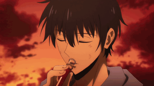 Sung Jin Woo Drinking Potion GIF