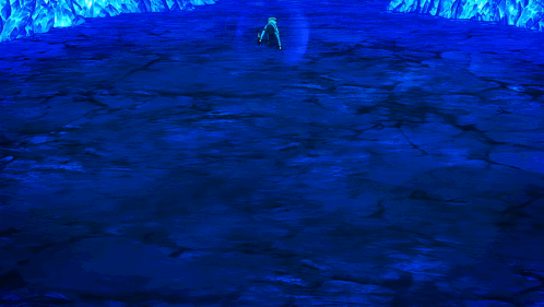 Sung Jin Woo Fighting Against Giant Arachnid Buryura GIF