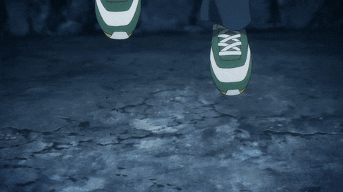 Sung Jin Woo Hopping Before Attacking GIF