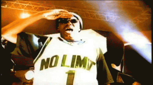 Sunglasses Man In No Limit Hootie Hoo Shirt On Stage GIF