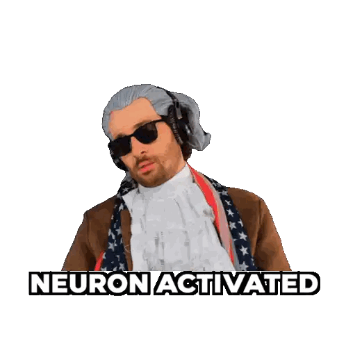 Sunglasses Man With Neuron Activated