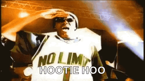 Sunglasses No Limit Hootie Hoo Shirt Man Stage GIF