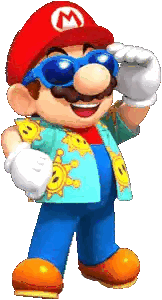 Sunglasses Red Hat Character With M