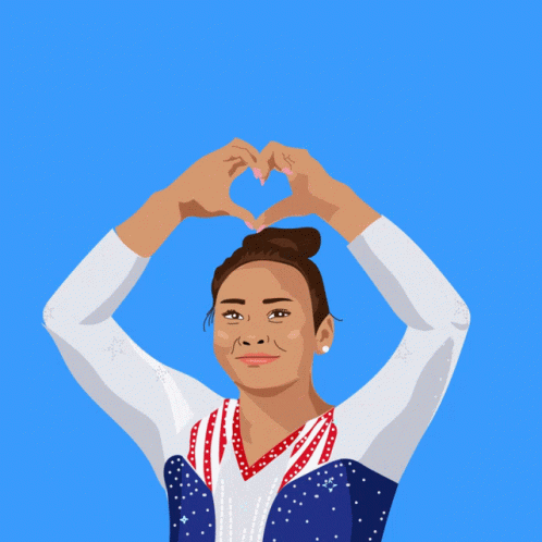 Suni Lee Olympic Animation GIF