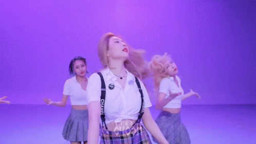 Sunmi Performs You Cant Sit With Us GIF