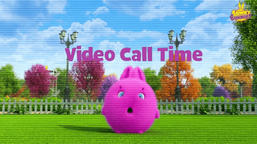 Sunny Bunnies Video Call Time GIF