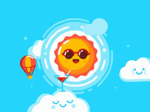 Sunny Cute Sun Saturday GIF