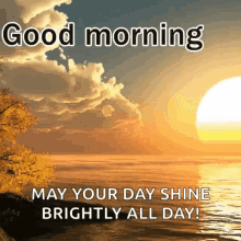 Sunny Day Beach Good Morning Greeting GIF