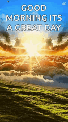 Sunny Day Good Morning Rise And Shine Greeting GIF
