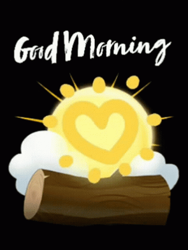 Sunny Heart Makes Happy Morning GIF