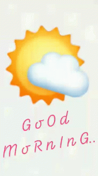 Sunny Saturday Cloudy Sunshine GIF