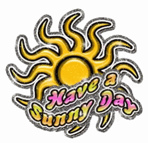 Sunny Saturday Glitter Nice Day GIF