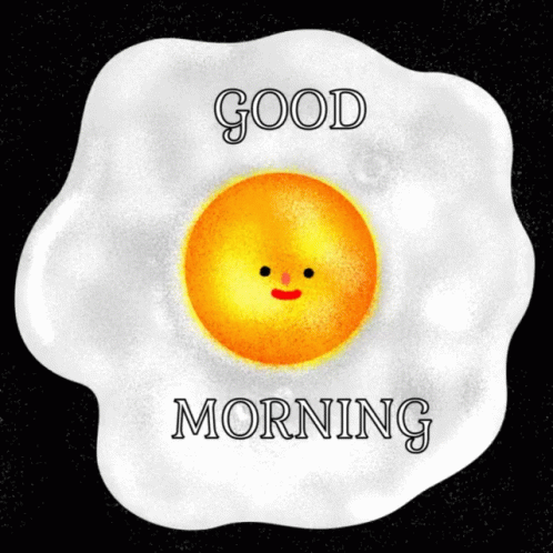 Sunny Saturday Good Morning Happy Eggs GIF