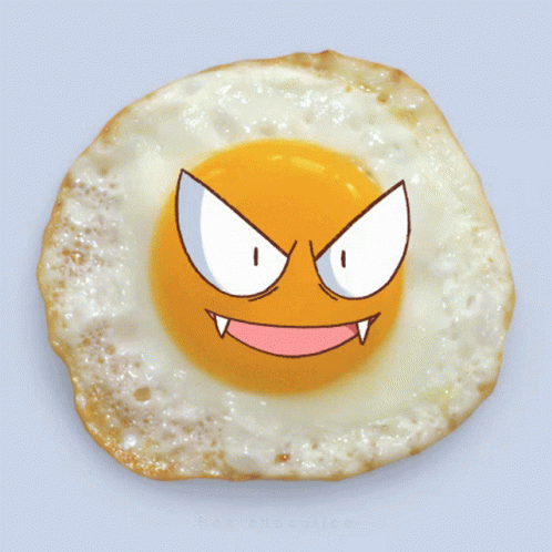 Sunny Side Up Egg Pokemon Laughing GIF